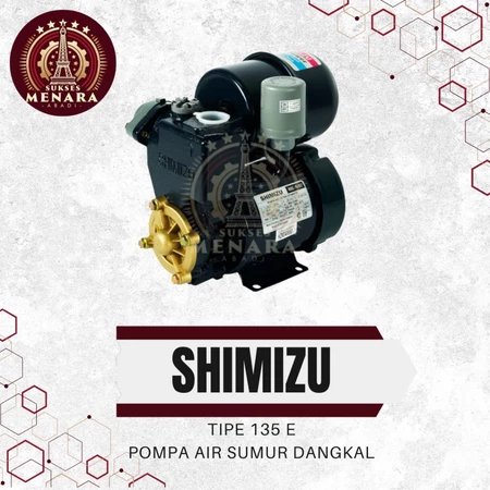 Pompa Air Shimizu PS-135 E Otomatis Sumur Dangkal 125 Watt Hemat Listrik