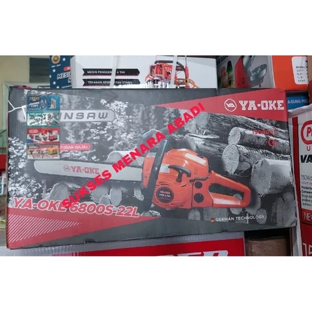 Gal-3 Chainsaw YA-OKE 6800S-22L Mesin Potong Kayu
